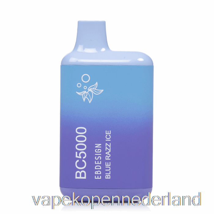Elektronische Sigaret Vape Bc5000 Wegwerp Blauw Razz-ijs
